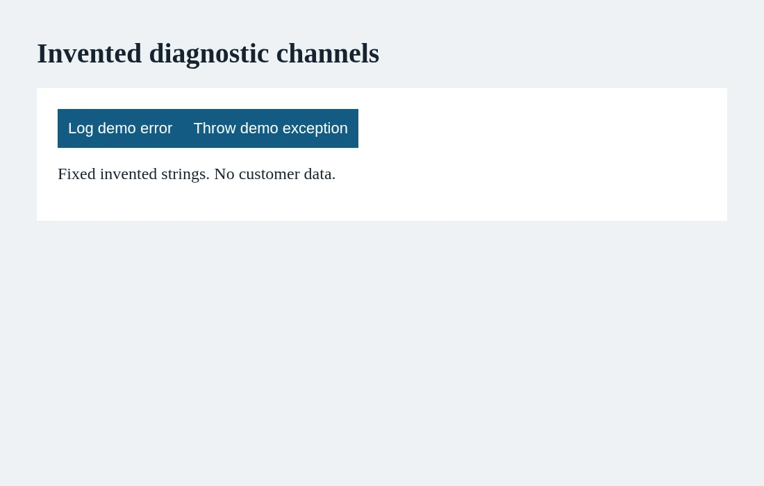 Collectez messages console et erreurs de page séparément, puis vérifiez le résultat.